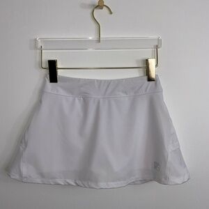 FILA White Tennis Skirt with Shorts Girls Size Medium (8-10) EUC Y2K